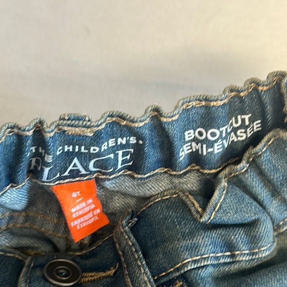 The Children's Place Blue Boot Cut Denim Jeans - Picture 2 of 3